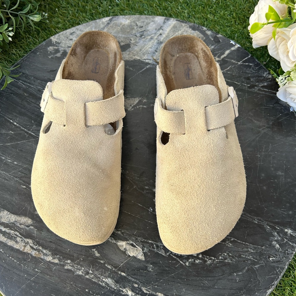 BIRKENSTOCK Boston Suede Leather 
Color: Oyster size UK 37 US 6-6.5 - Picture 7 of 16